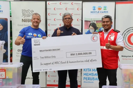 Malaysian Red Crescent and Nestlé Malaysia Collaborate to Pack 5,000 Boxes of Food Essentials for Flood Relief Efforts
