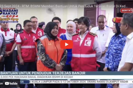 BSMM Memberi Bantuan Untuk Penduduk Terjejas Banjir Di Kedah