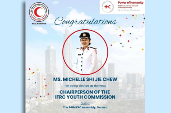 Michelle Dipilih Pengerusi Belia IFRC Di Geneva