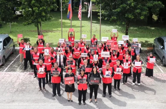 MRCS holds solidarity ceremony to honour eight fallen PRCS members in Rafah